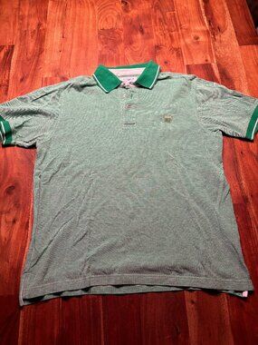 VINTAGE Girbaud Bike Polo Club Tournament Polo - Green - Large